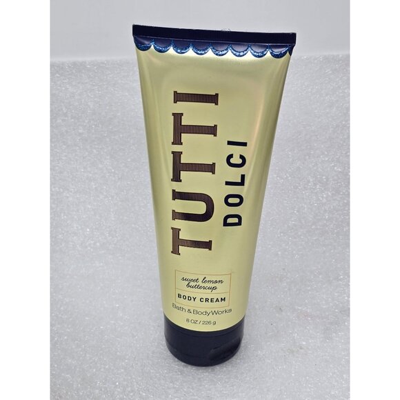 Bath & Body Works Tutti Dolci Sweet Lemon Buttercup Body Cream 8 Oz - Picture 1 of 2